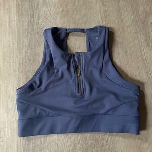 Cleo Harper High-Neck Navy Sports Bra
